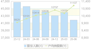 双环科技(000707)股东户数变动图