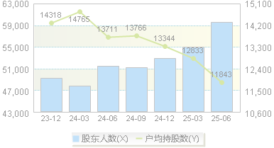 莱宝高科(002106)股东户数变动图