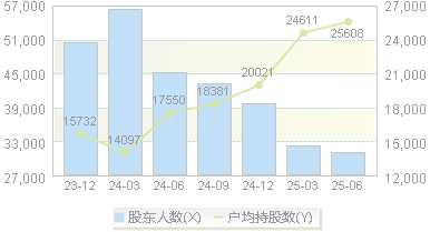 ST银江(300020)股东户数变动图
