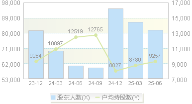 天龙集团(300063)股东户数变动图