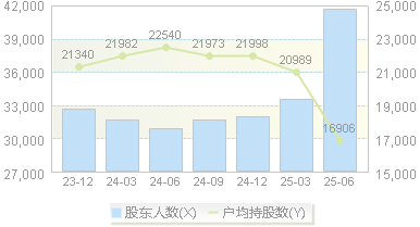 绿能慧充(600212)股东户数变动图