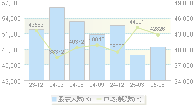 城建发展(600266)股东户数变动图