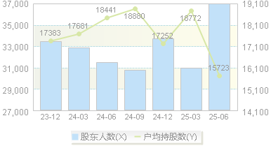 新赛股份(600540)股东户数变动图