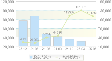 文投控股(600715)股东户数变动图