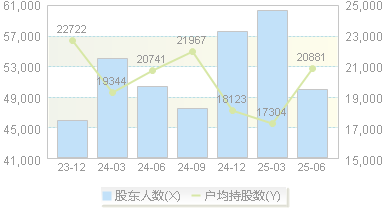 新华传媒(600825)股东户数变动图