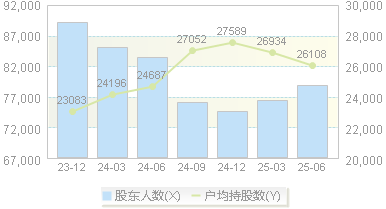 林洋能源(601222)股东户数变动图