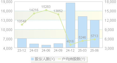 至正股份(603991)股东户数变动图